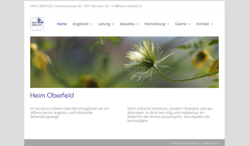 Heim Oberfeld-Webseite